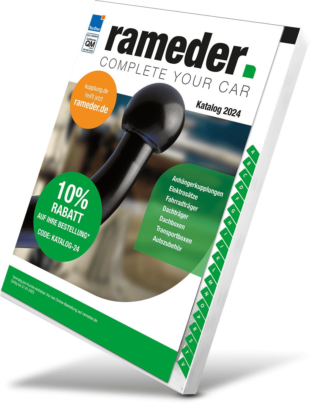Der rameder.-Katalog –  Ihre handliche Verkaufshilfe für Anhängerkupplungen
