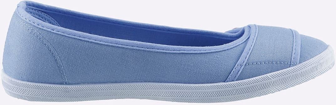 Ballerina CASUAL LOOKS, Damen, Gr. 37, blau (himmelblau), Textil, Schuhe Ballerina himmelblau 37