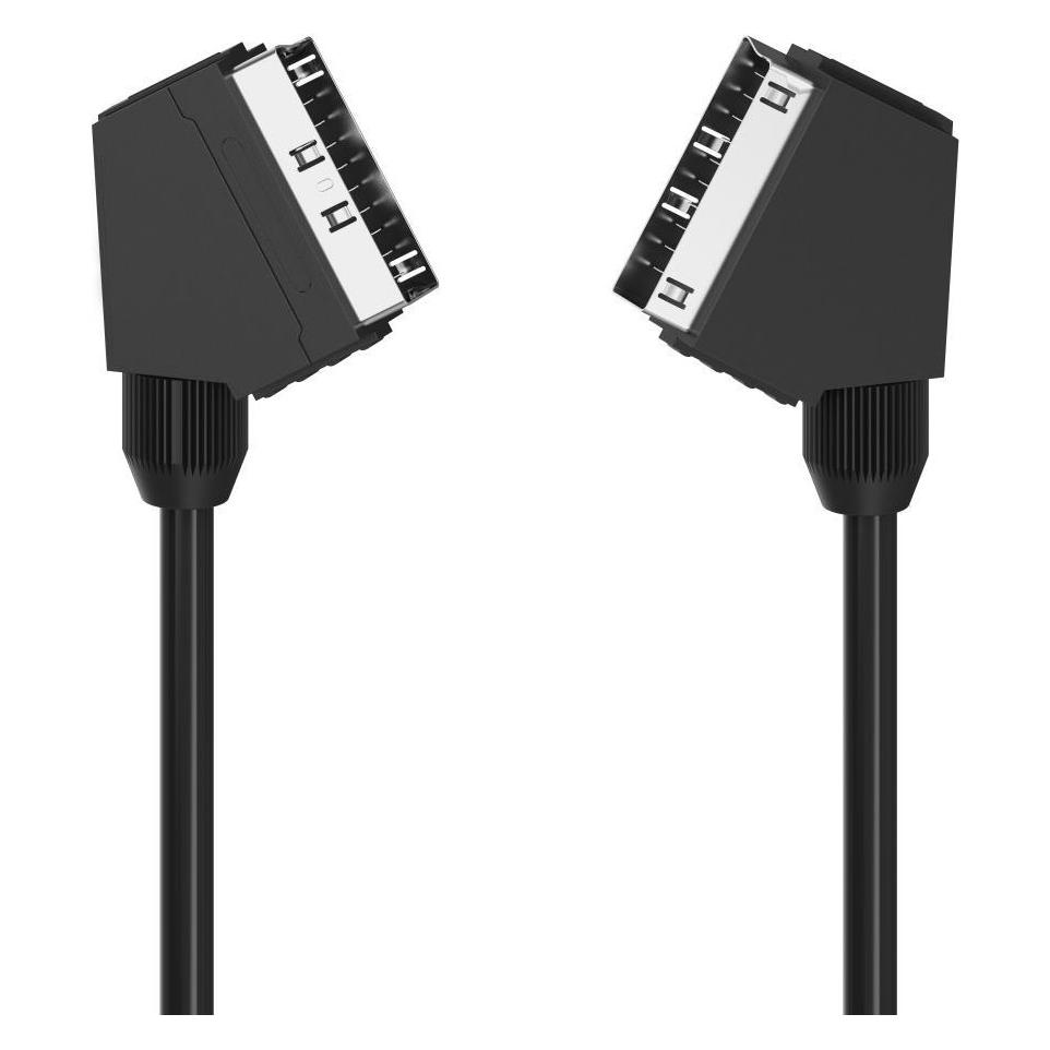 Hama Scart-Kabel, Stecker - Stecker, 1,25 m, Schwarz (1.25 m) (00305017)