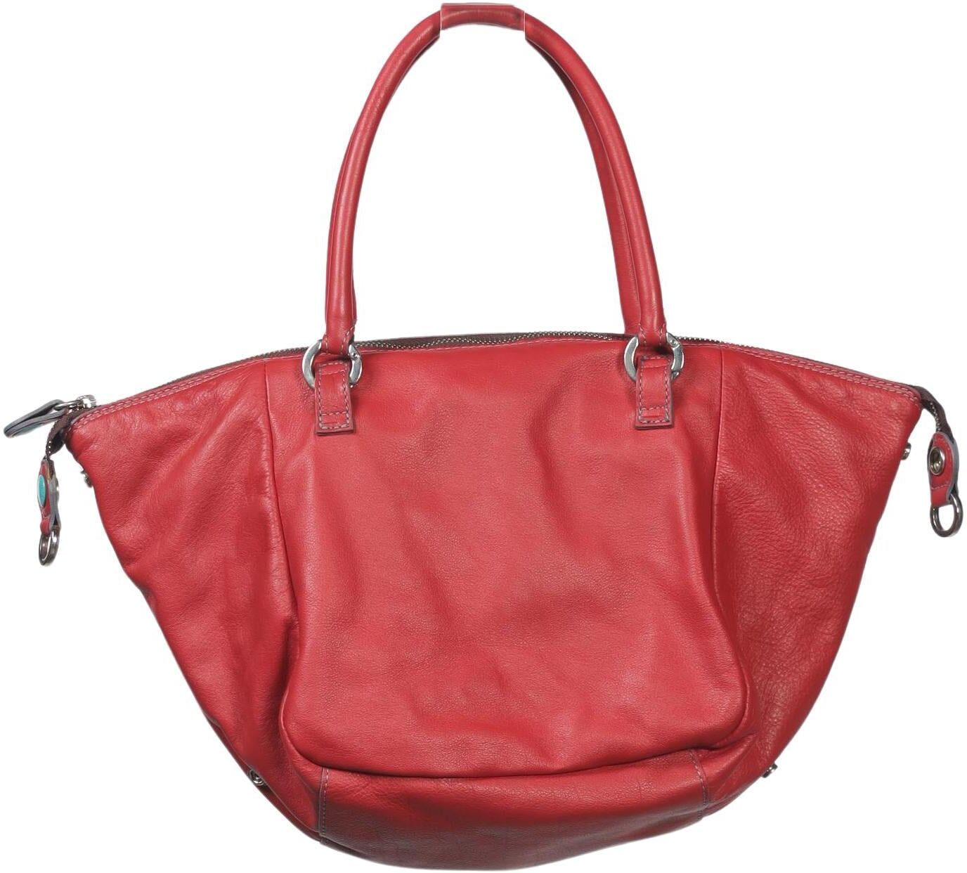Gabs Damen Handtasche gross Leder, Rot, Leder - Second Hand