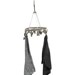 Berger Mini Wäschespinne Kunsstoff Rund 27 cm inkl. Wäscheklammern