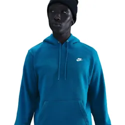 NIKE Club Fleece-Hoodie Herren 301 - green abyss/green abyss/white XXL