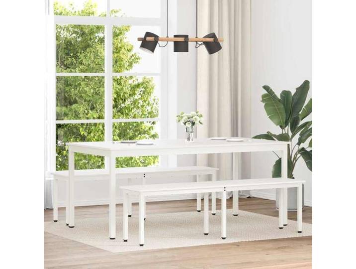 （ON SALE)Banc banquette d'entrée - banc Blanc 160 x 35 x 45 cm Bois de pin massif @FR8658049