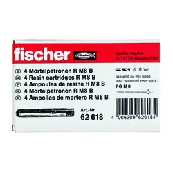 FISCHER Mörtelpatrone R M 8 (4 Stück)