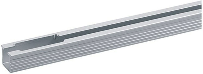 Hettich Profil de course supérieur, L 3000 mm, 20 kg TopLine 110, 9040230 argent, anodisé (9040230)