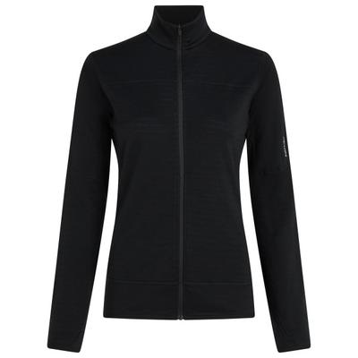 Icebreaker - Women's Merino 300 Realfleece Desc L/S Zip - Merinojacke Gr L schwarz