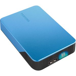 Toshiba Festplatte Canvio FLEX HDTX240EPCCA, 2,5 Zoll, extern, USB 3.0, blau, 4TB, HDD