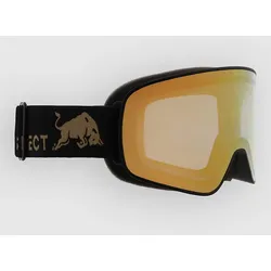 Red Bull SPECT Eyewear RUSH Black Goggle brown with gold mirror Gr. Uni