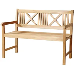 Gartenbank Holz Rosenborg Teak 2er-Sitzer