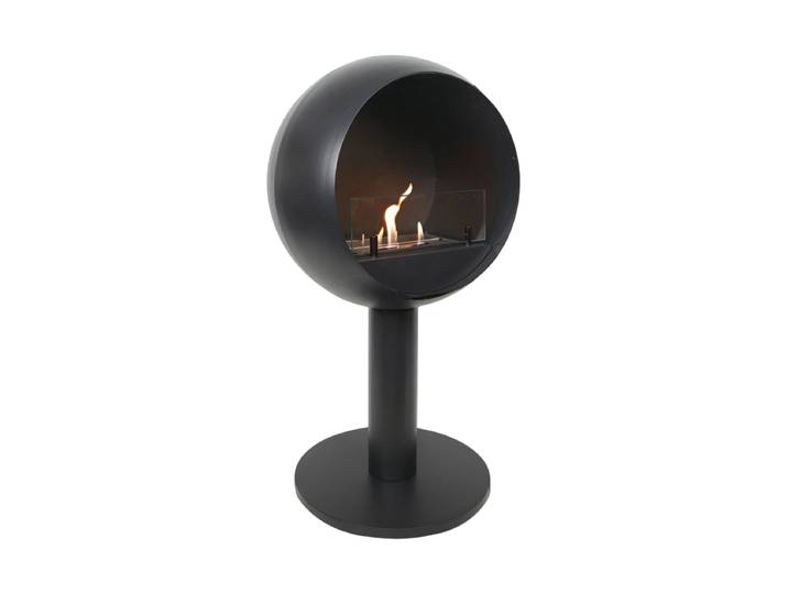 Design Bioethanol Kamin „Edmonton“, freistehend Schwarz CACHFIRES