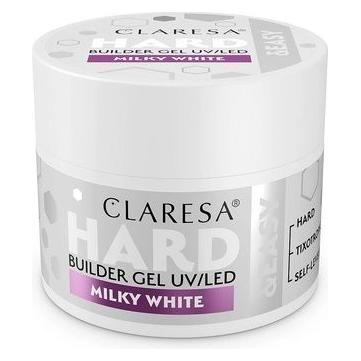Claresa Hard & Easy Building Gel (Kunstnägel, Milchweiss) (5903819838459)