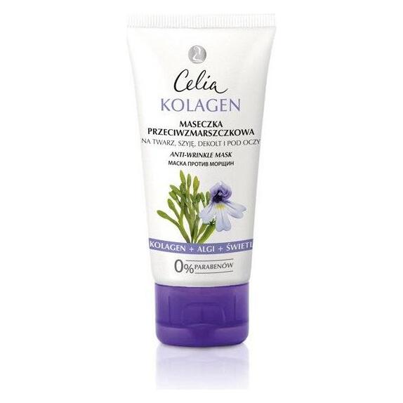 Celia Collagen Anti-Wrinkle Mask For Face Neck Décolletage And Under Eyes Algae & Skylight 60Ml (60 ml) (33080340)