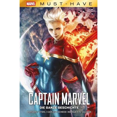 Marvel Must-Have: Captain Marvel - Die ganze Geschichte, Gebundene Ausgabe von Margaret Stohl,Carlos Pacheco,Marguerite Sauvage,Erica D'urso; Panini,