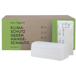 Green Hygiene Recycling- Falthandtücher »Frieda« Z-Falz 4000 Stück weiß, 25 cm