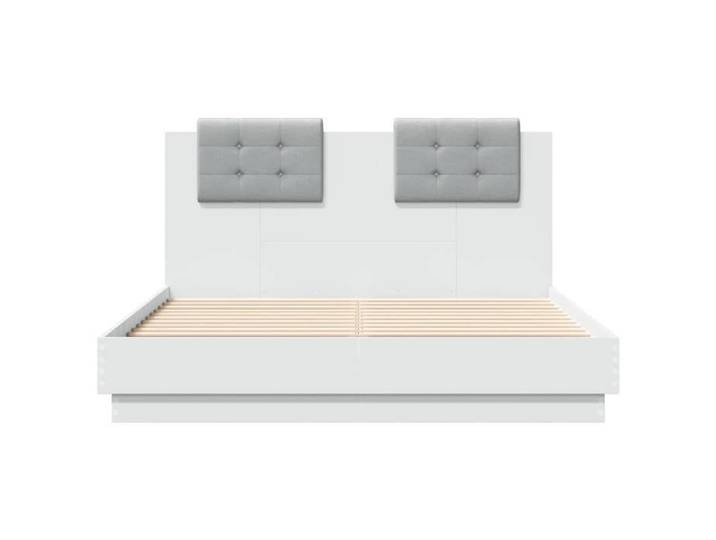 Lit 120x190 cm Lit simple VIDAXL Cadre de lit MODERNE sans matelas blanc L8593