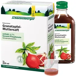 Schoenenberger Naturreiner Granatapfel-Muttersaft 3X200 ml Saft