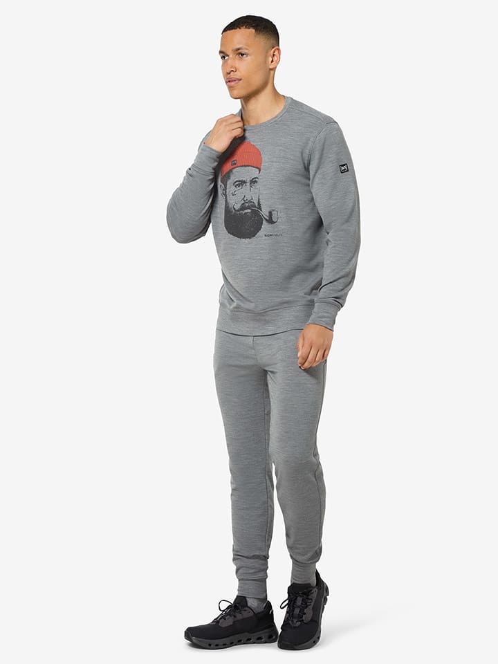 super.natural Pullover "Sailor Crew" in Grau - M