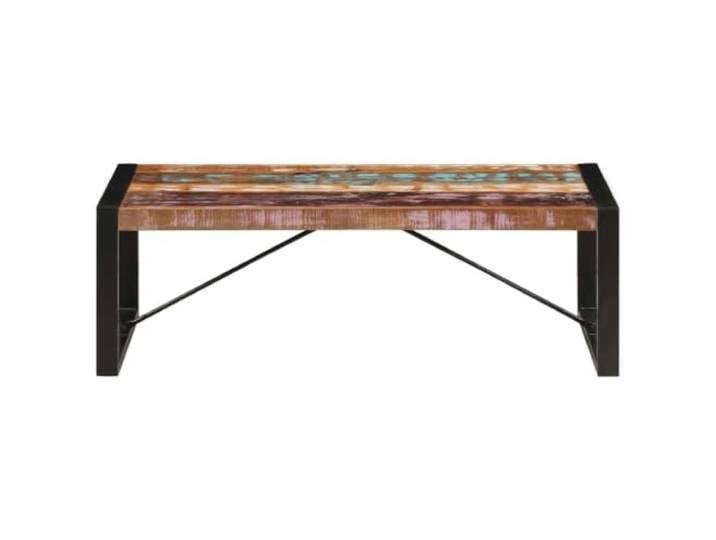 HKLGBVCR Industrieller Couchtisch, 120 x 60 x 40 cm, massives Altholz
