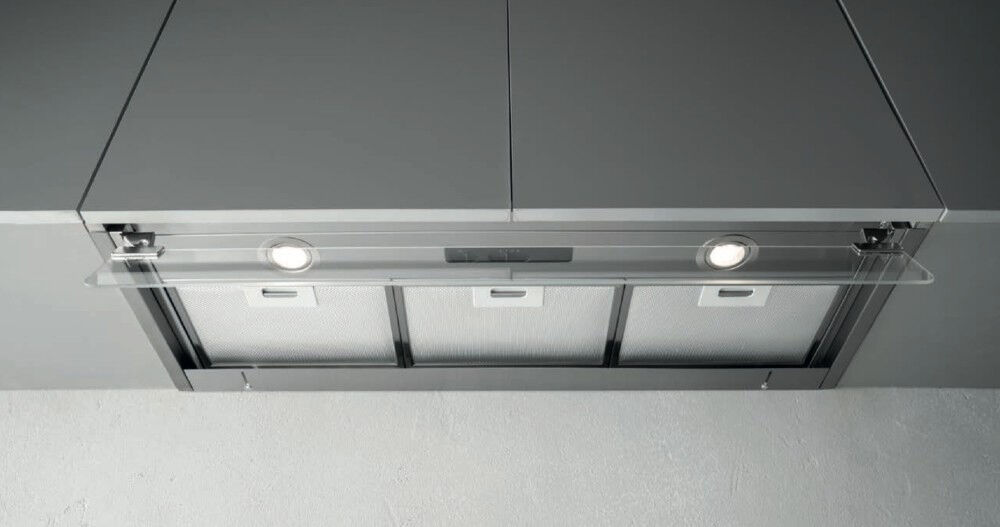 silverline 3129.6.733.09 Cappa Cucina Aspirante Da Incasso Sottopensile Larghezza 60 Cm Colore Inox - 3129.6.733.09