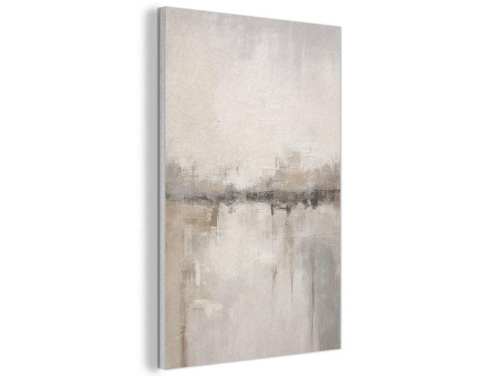 MuchoWow Akustikbild - Moderne Kunst - Abstrakt - Beige - 60x90, Kunststoff, Rechteckig, 60x90x0.9 cm, Wandverkleidung, Akustikpaneele