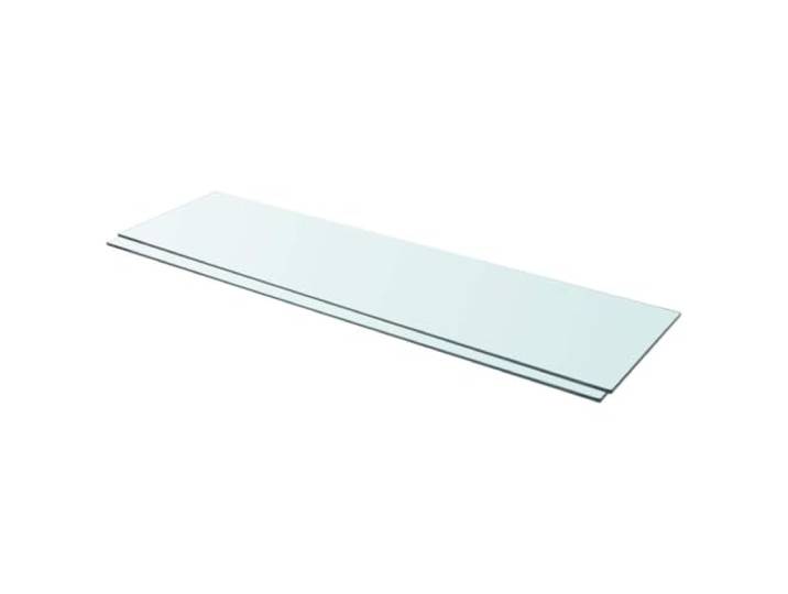 HAQWRDQSG Regalböden 2 Stk. Transparent Glasplatte 110x30 cm 8mm Stabile Einlegeböden aus Sicherheitsglas für Lamellenwände in Ladengeschäft, Boutiquen, Schlafzimmer und Wohnzimmer.