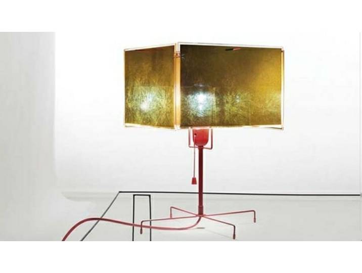 24 Karat Blau T. Tischleuchte - Ingo Maurer - Wohnzimmer - Metall