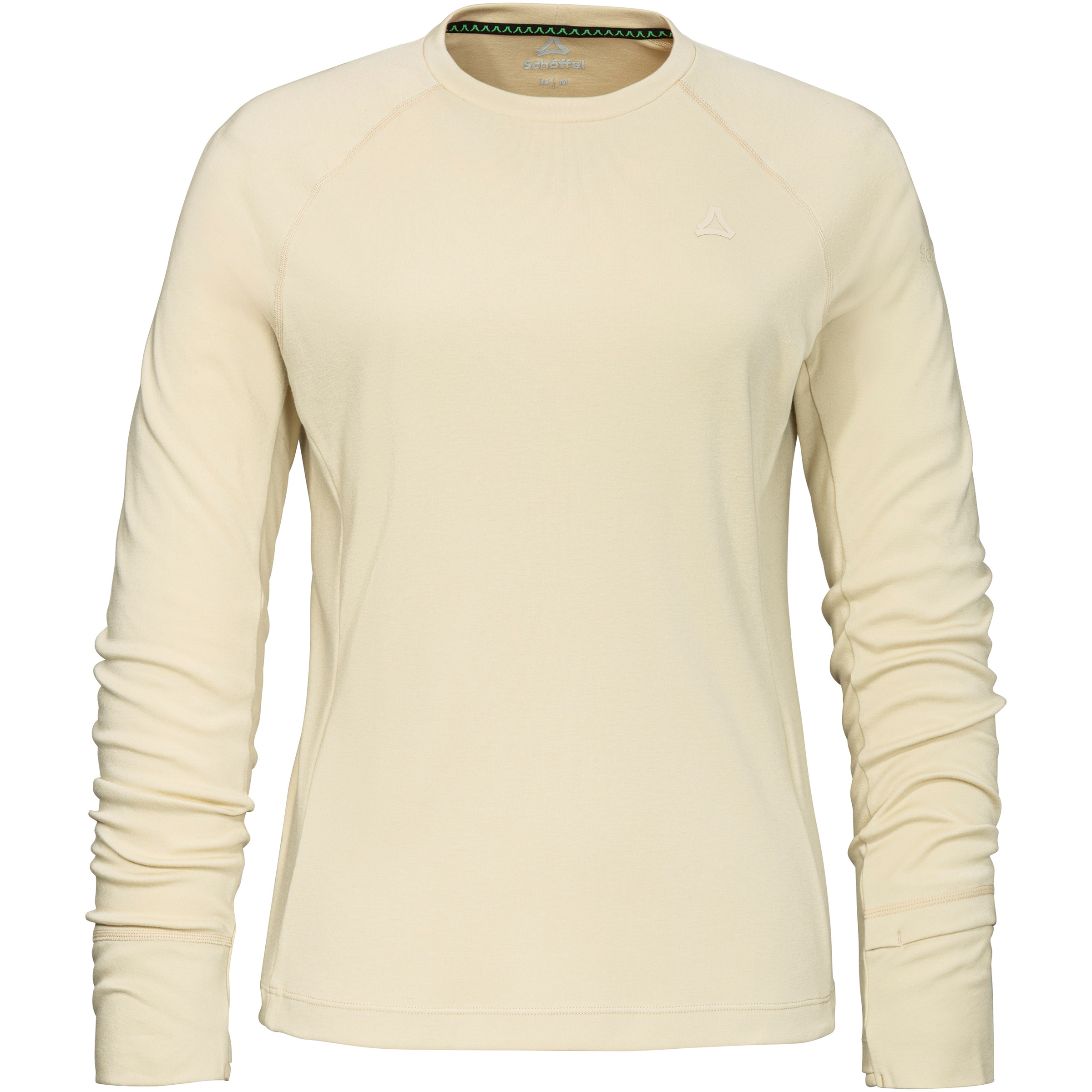Schöffel Style Refoca Damen Longsleeves beige Größe M Trekking Atmungsaktiv