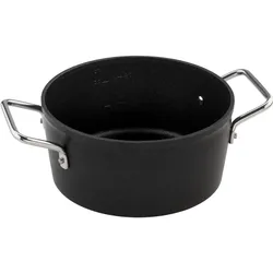 Fissler Kochtopf, Pfanne + Kochtopf, Schwarz, Silber