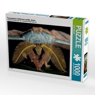 CALVENDO Puzzle Tussaspinner Antheraea mylitta, Asien 1000 Teile Puzzle quer | 1000 Teile Lege-Größe 64 × 48 cm Foto-Puzzle für glückliche Stunden