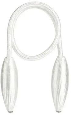 Inspire Select Magnetic Curtain Tieback Rope No Drill Curtain Buckle Strap For Modern Home Decor white