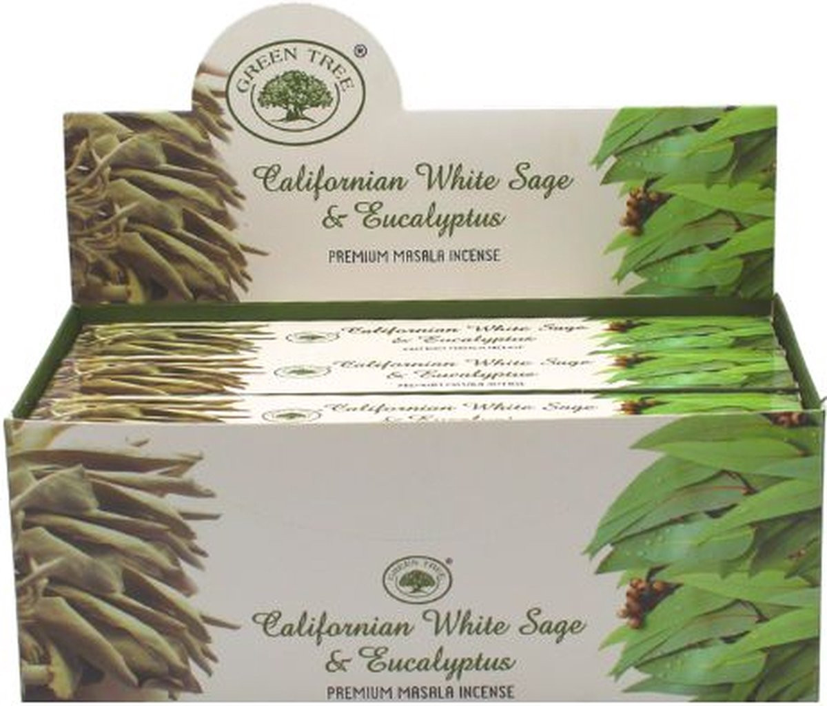 Greentree Californian White Sage & Eucalyptus Wierook 4x15 gram