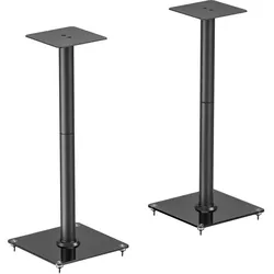 Sbox SB-76L Speaker Floor Mount (Ständer, Nicht beweglich), Lautsprecher Ständer + Wandmontage, Schwarz