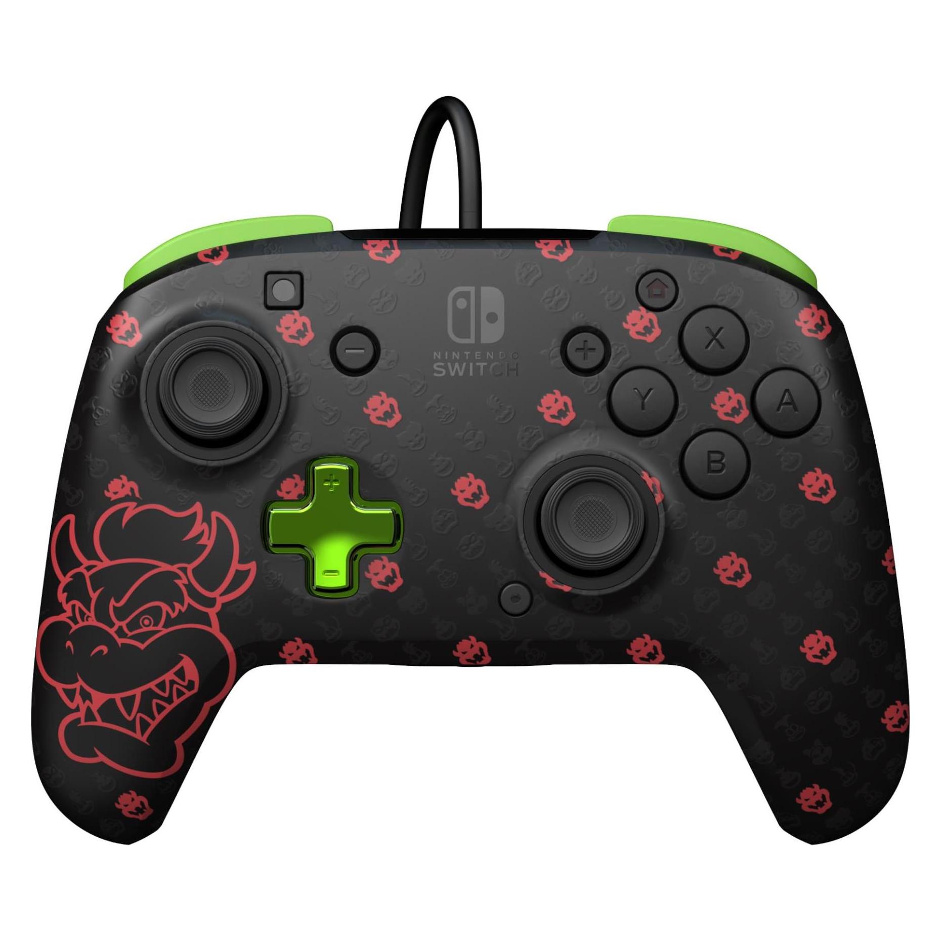 PDP REMATCH GLOW Wired Controller Bowser Nintendo Switch (Switch, Switch OLED) (500-134-BSGID)