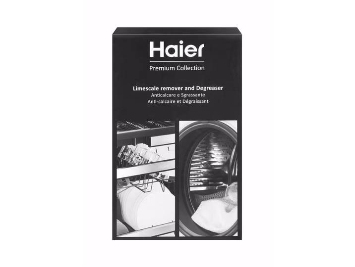 Haier HDDW1012B Kalklöser & Entfetter – Geräte Reinigungsmittel/Entkalker – schwarz