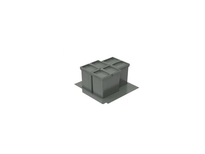 WESCO Einbaumülleimer Pullboy Versa 265 K/500-3, Höhe 265 mm