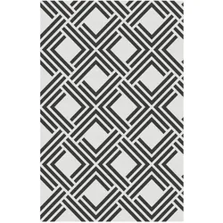 TEPPICH Premium en Vinyle Schwarze Linien 120x180 cm