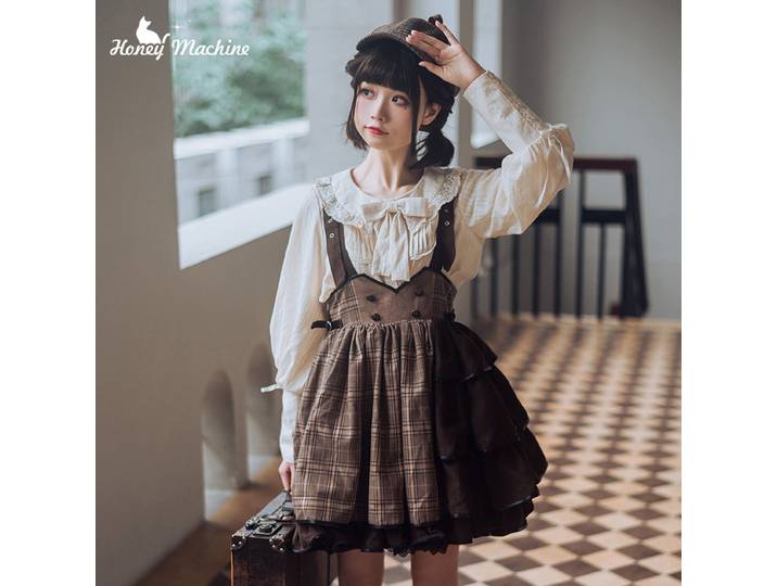 Lolita – uniforme japonais Punk pour fille, uniforme britannique Jk de Style collège, robe victorienne taille haute, Kawaii pour fille Cosplay