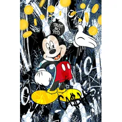 Acrylglasbild GRAFFITI (BHT 80x120x5 cm) - BHT 80x120x5 cm