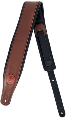 Levys "Pad. Garm. Leather Strap 3"BRN" Braun