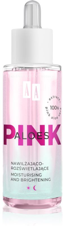AA Cosmetics Aloe Pink sérum hydratation intense à l'aloe vera 30 ml