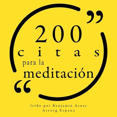 200 citas para la meditación - Laozi,Various, Audio, 9782821164796
