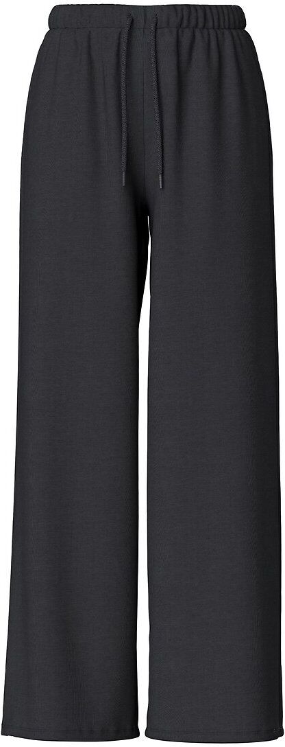 PIECES Pantalon large taille élastiquée