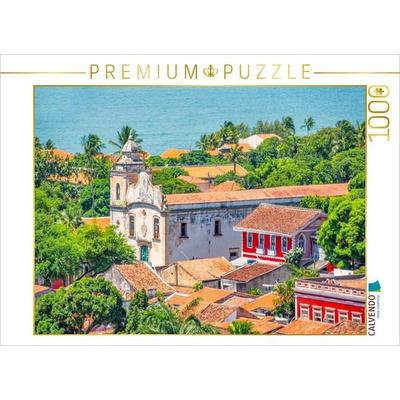 CALVENDO Puzzle Historische Kirche, Olinda, Brasilien | 1000 Teile Lege-Größe 64x48cm Foto-Puzzle für glückliche Stunden