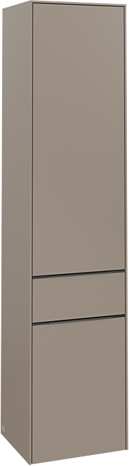 Villeroy und Boch Subway 3.0 Hochschrank C59002VM 40x171x36,2cm, Schanier links/Griff monochrom, taupe