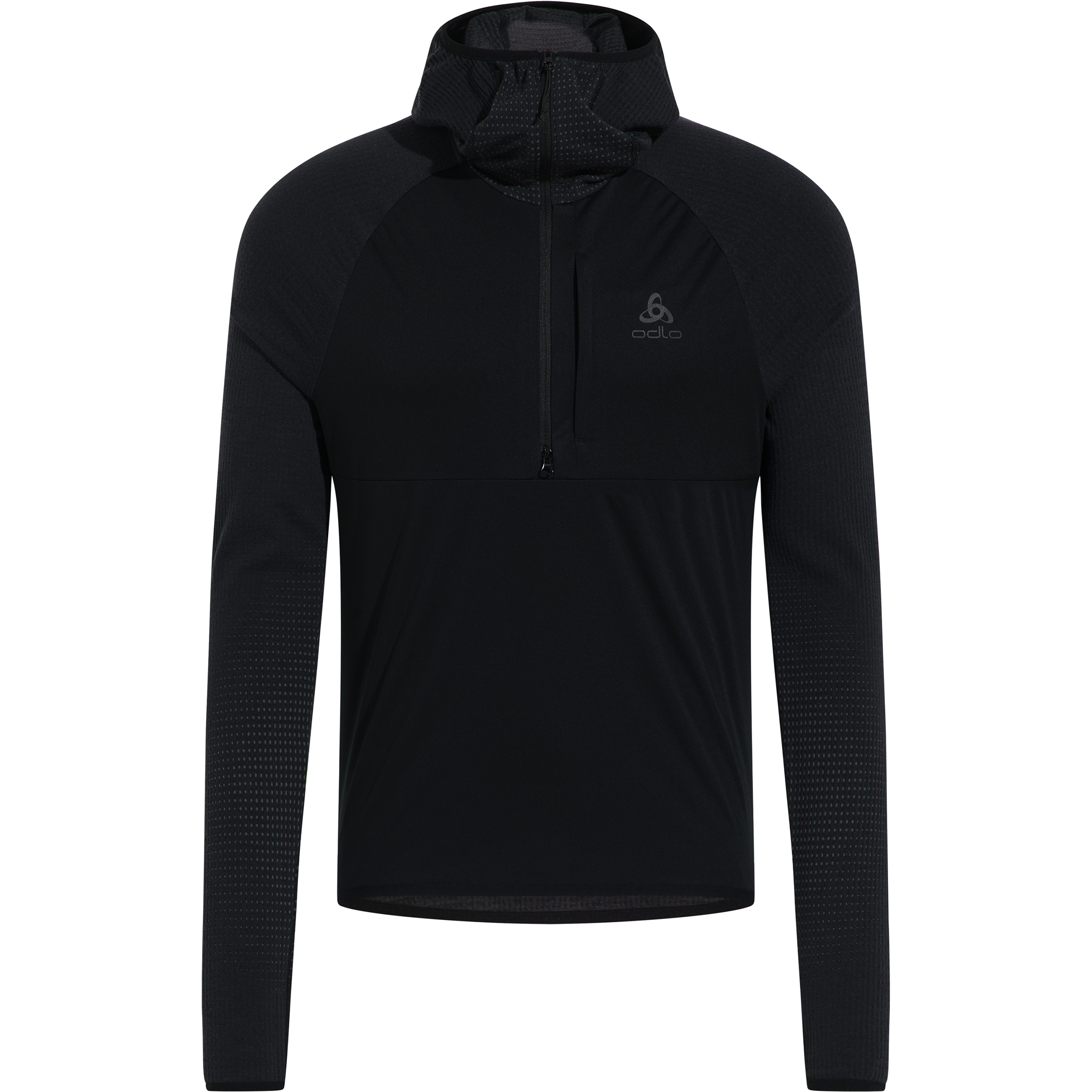 Odlo Zeroweight Pro Pw Seamless Windproof Anroak Herren Softshelljacke schwarz Größe XXL Langlauf Skating | Langlauf Klassik | Trailrunning | Laufen Wasserabweisend Wasserabweisend
