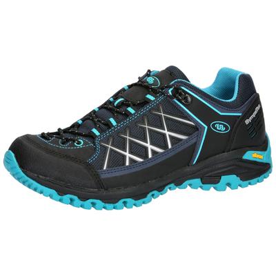 Wanderschuh BRÜTTING "Outdoorschuh Mount Root", Damen, Gr. 42, blau, Synthetik, Schuhe Wanderschuh