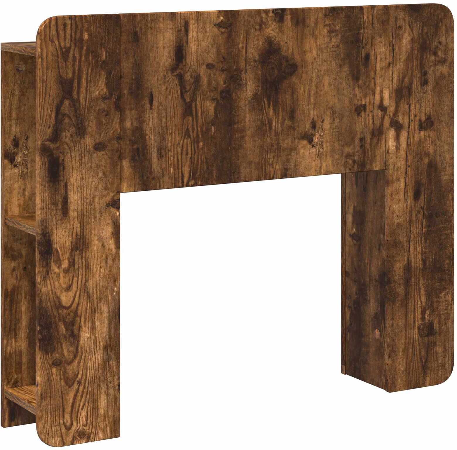 vidaXL Cabinet de Tête de Lit Chêne fumé Bois d'ingénierie
