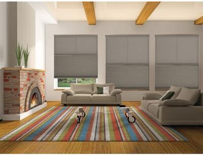 "BlindsAvenue Cordless Day/Night Cellular Honeycomb Shade, 9/16"" Single Cell, Warm Cocoa"