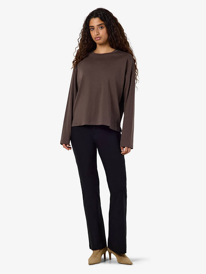 Noisy may Longsleeve "Mocca" in Braun - L