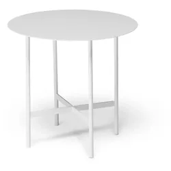 BETA Beistelltisch rund Small RAL 9003 signalweiß